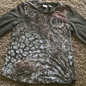 Thrifted bedazzled shirt